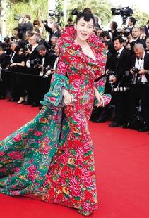 红绿花棉袄背景