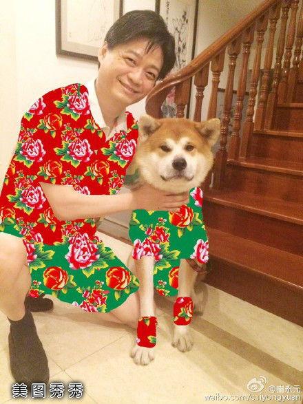 红绿花棉袄背景  第2张